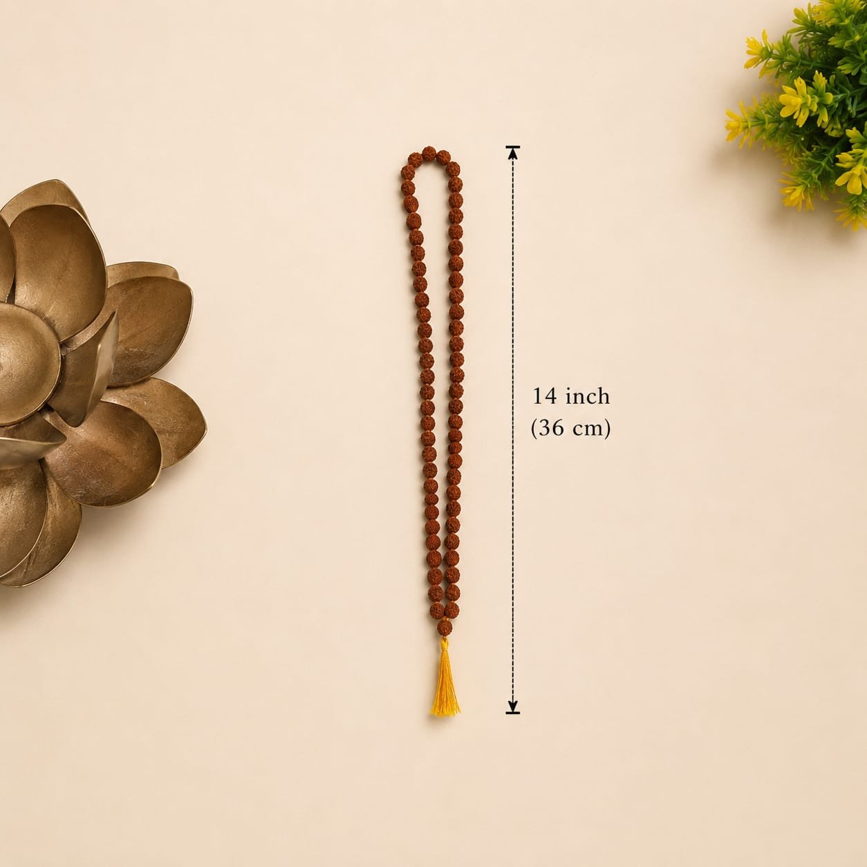 Premium 6mm Panch-Mukhi Rudraksha Mala for Meditation - Image 4