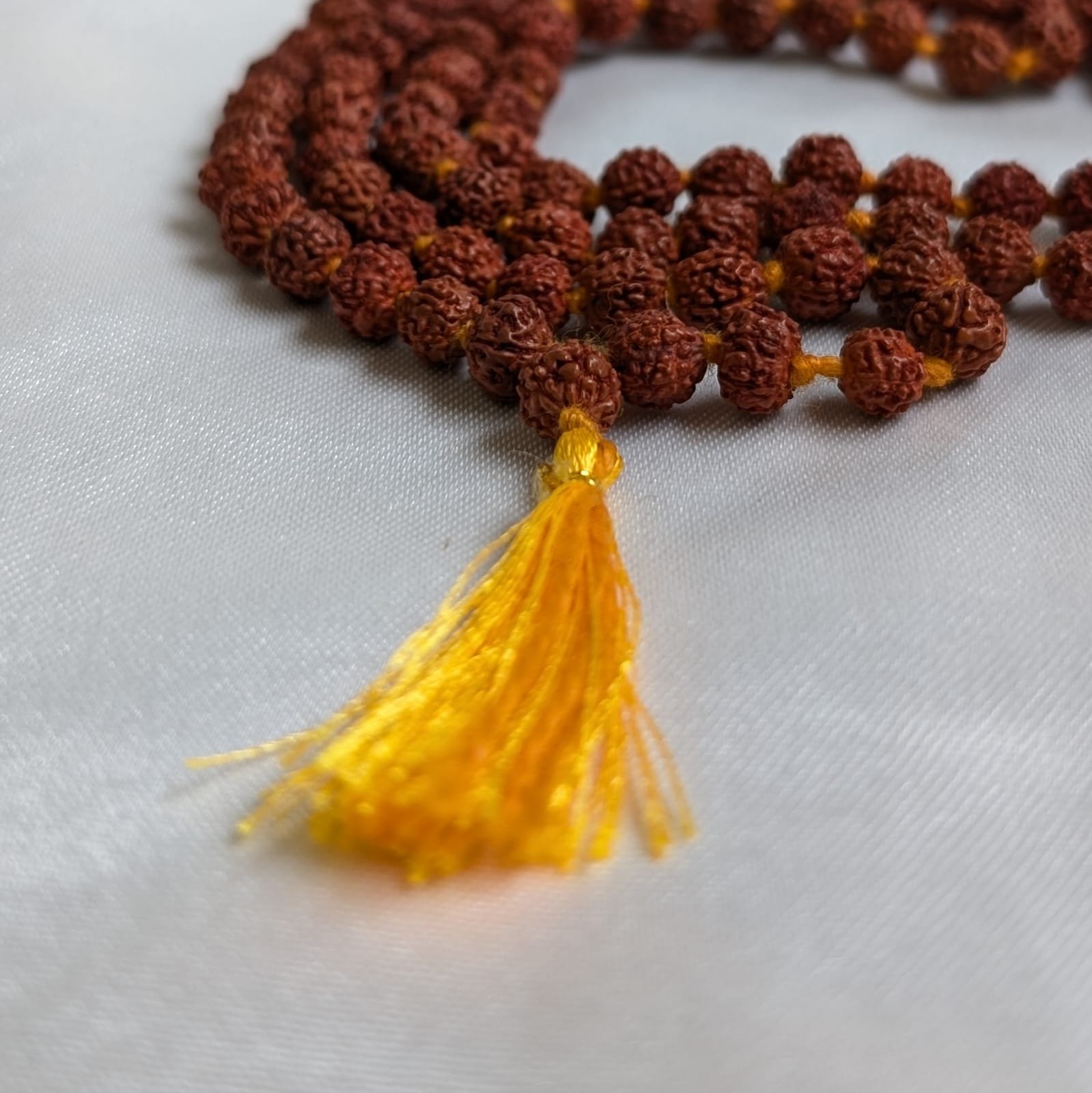 Premium 6mm Panch-Mukhi Rudraksha Mala for Meditation - Image 6